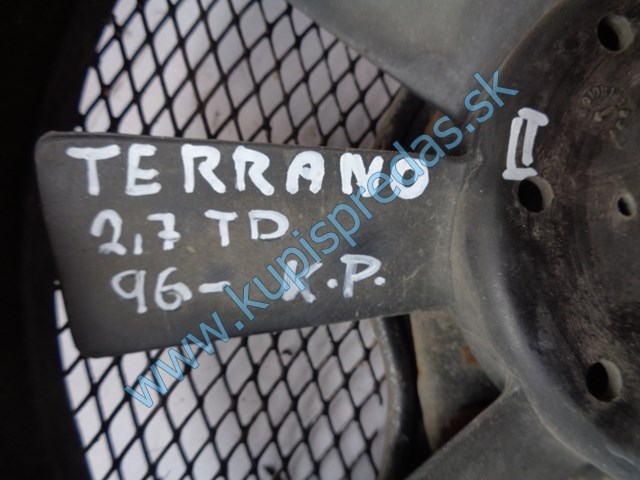 ventilátor chladiča na nissan terrano II, 2,7tdi, 